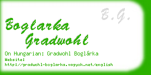 boglarka gradwohl business card